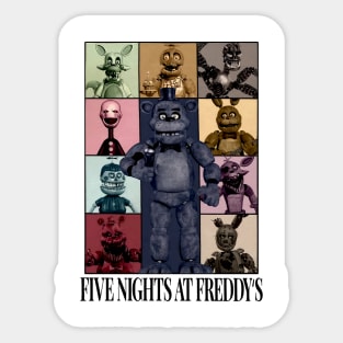 Five Nights At Freddys Eras Tour Sticker